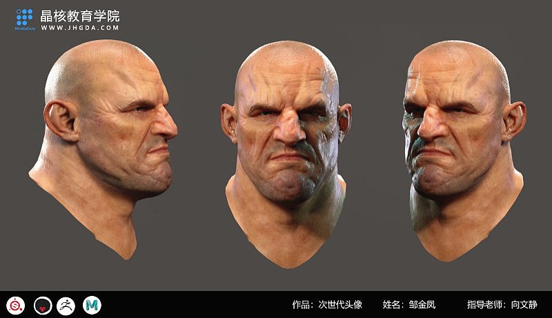 晶核教育3d建模学生作品