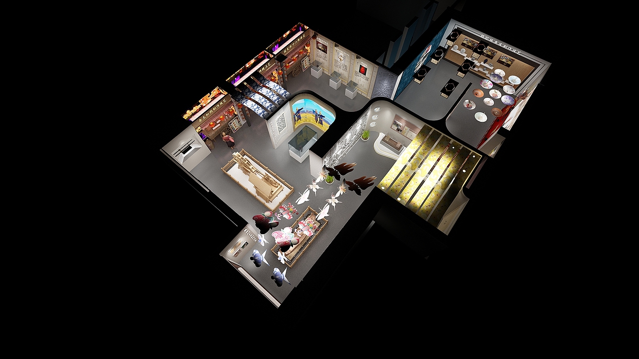 非遗展馆（图ZMjg2MDQwNjgw） - 其他三维 - 站酷设计师艺泽设计工作室原创素材 - 站酷ZCOOL
