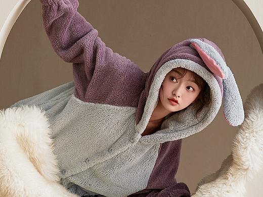 SET模特甜甜静韵家居服拍摄作品，家居服模特