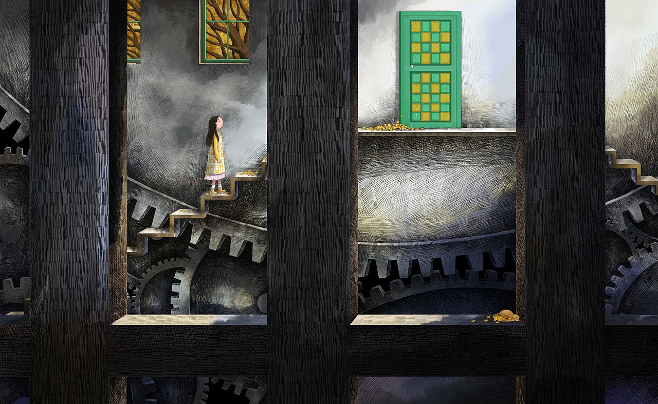 心里住着一个孩子2（图ZMTkyNDA2OTI0） - 儿童插画 - 站酷设计师早禾村人原创素材 - 站酷ZCOOL