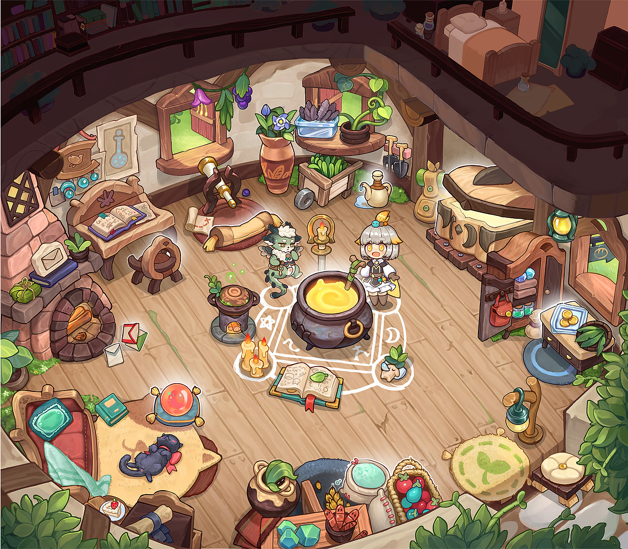 《诺弗兰物语》 Q版家具场景展示（图ZMzQ5MDk2OTIw） - 游戏原画 - 站酷设计师QFF要早睡原创素材 - 站酷ZCOOL