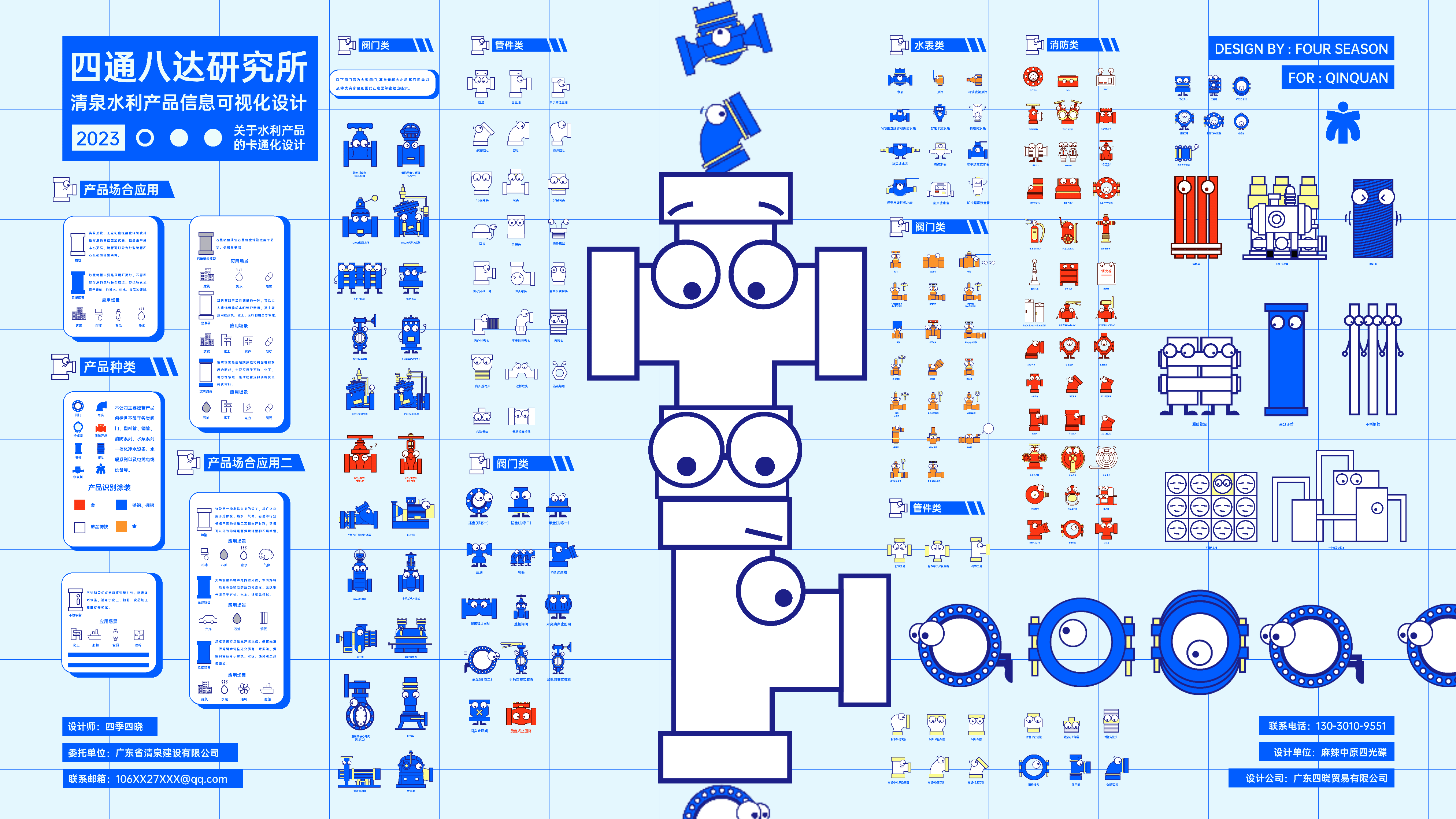 四通八达--广东清泉建设有限公司卡通信息可视化设计（图ZMzQyNzQ3MTk2） - 信息图表 - 站酷设计师horyess原创素材 - 站酷ZCOOL
