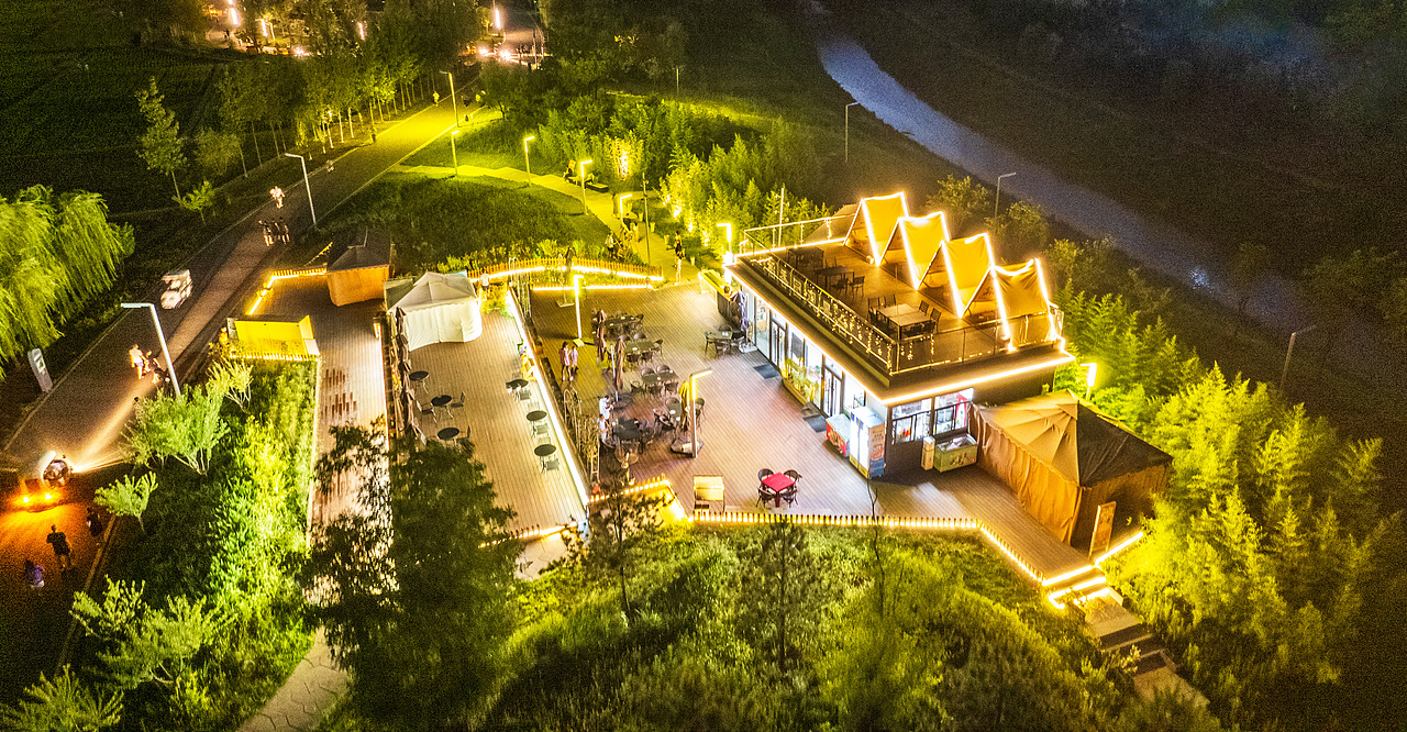 西安市长安公园稻香园 | 景观摄影