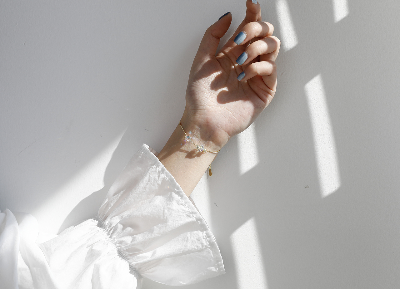 银饰品情侣手链手镯首饰拍摄/电商模特图拍照/小饰品