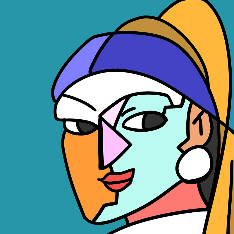 毕加索立体派改编名画