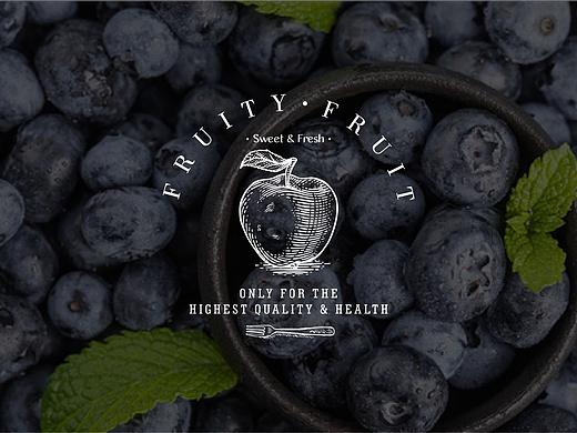 鲜切水果Logo设计——FRUITY FRUIT