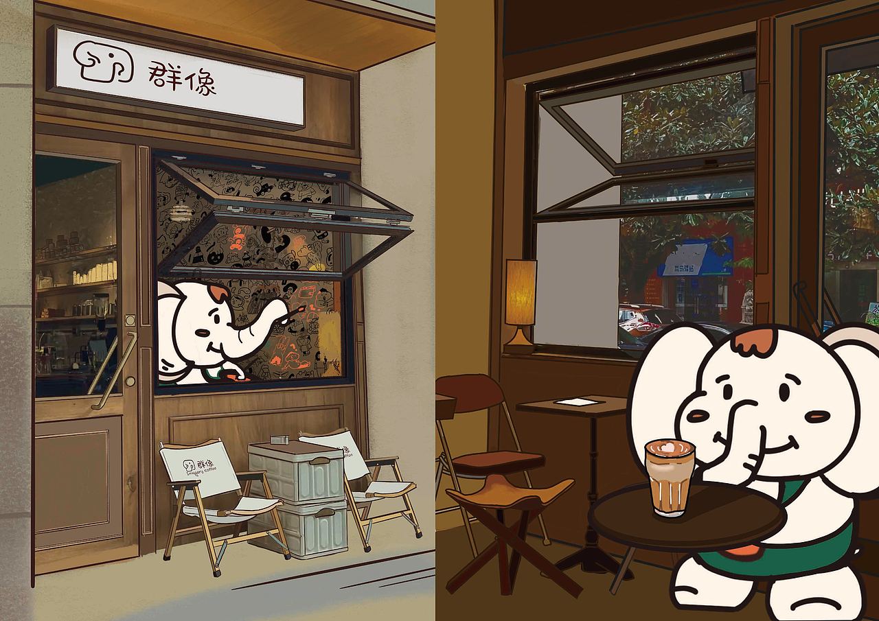 群像咖啡VI设计