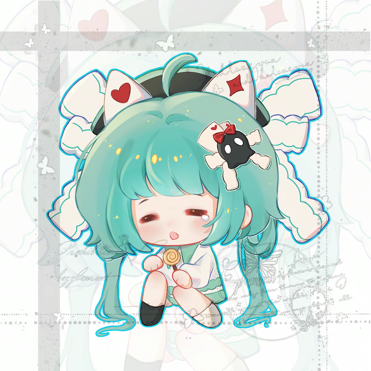 最近的三个小豆丁人