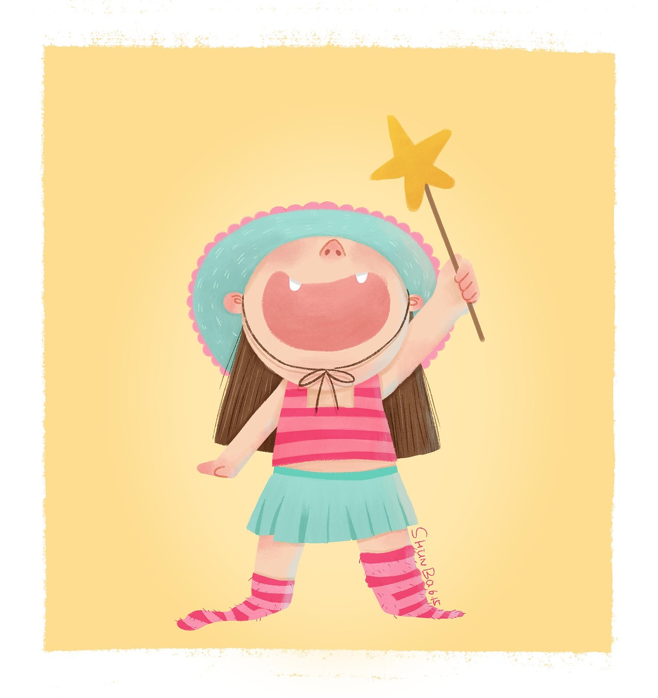 巴啦啦小魔女全身变——一起来当幼稚鬼(内含过程图)