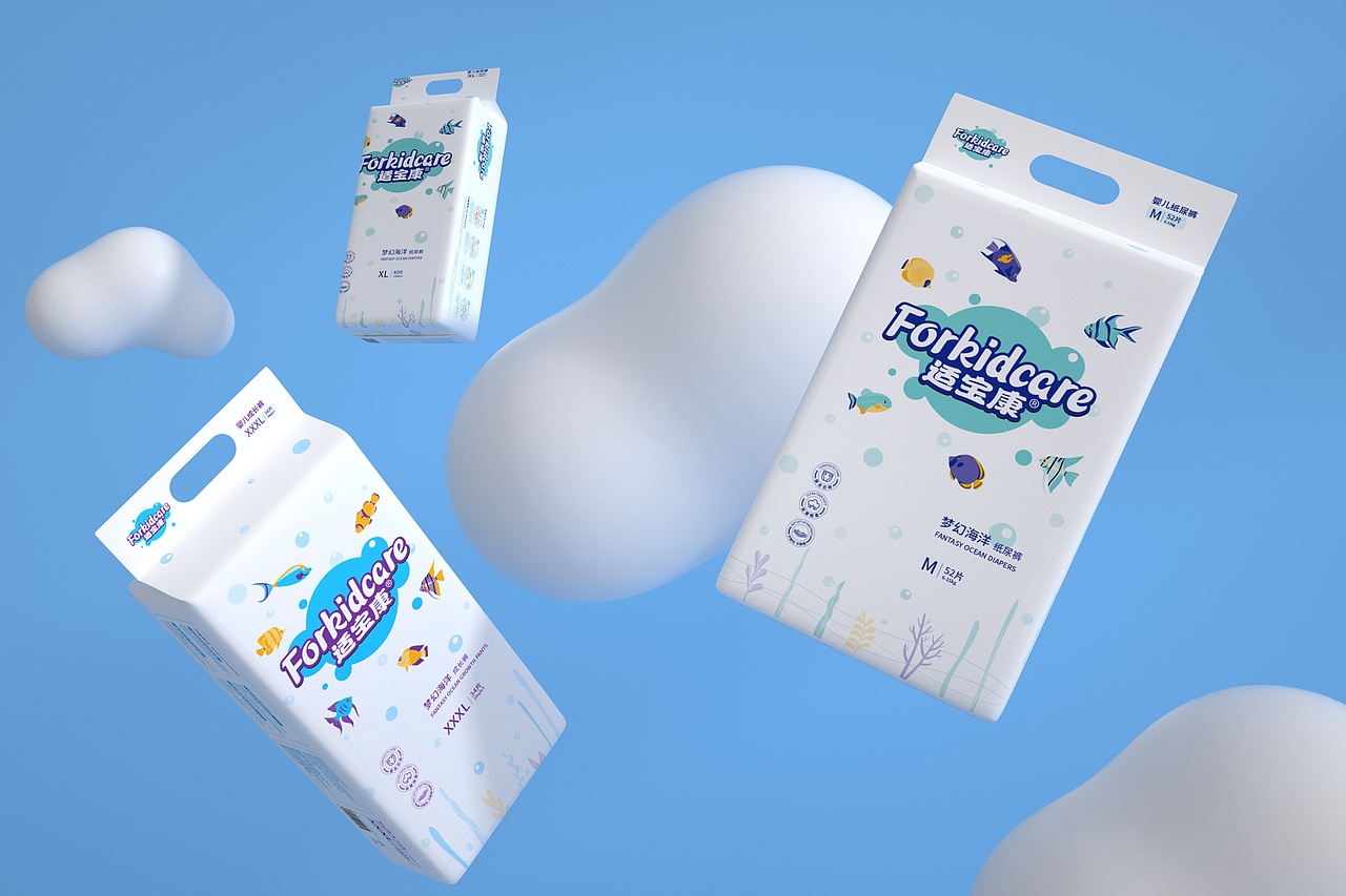 纸尿裤包装展示