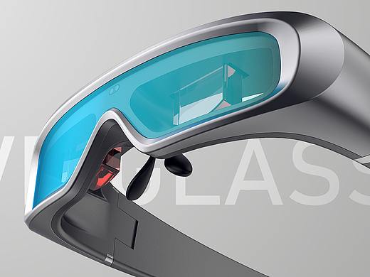 3D AR智能眼镜（个人主页-ZMjE4ODM5MTY=） - 电子产品 - 站酷设计师林子牧_原创素材 - 站酷ZCOOL