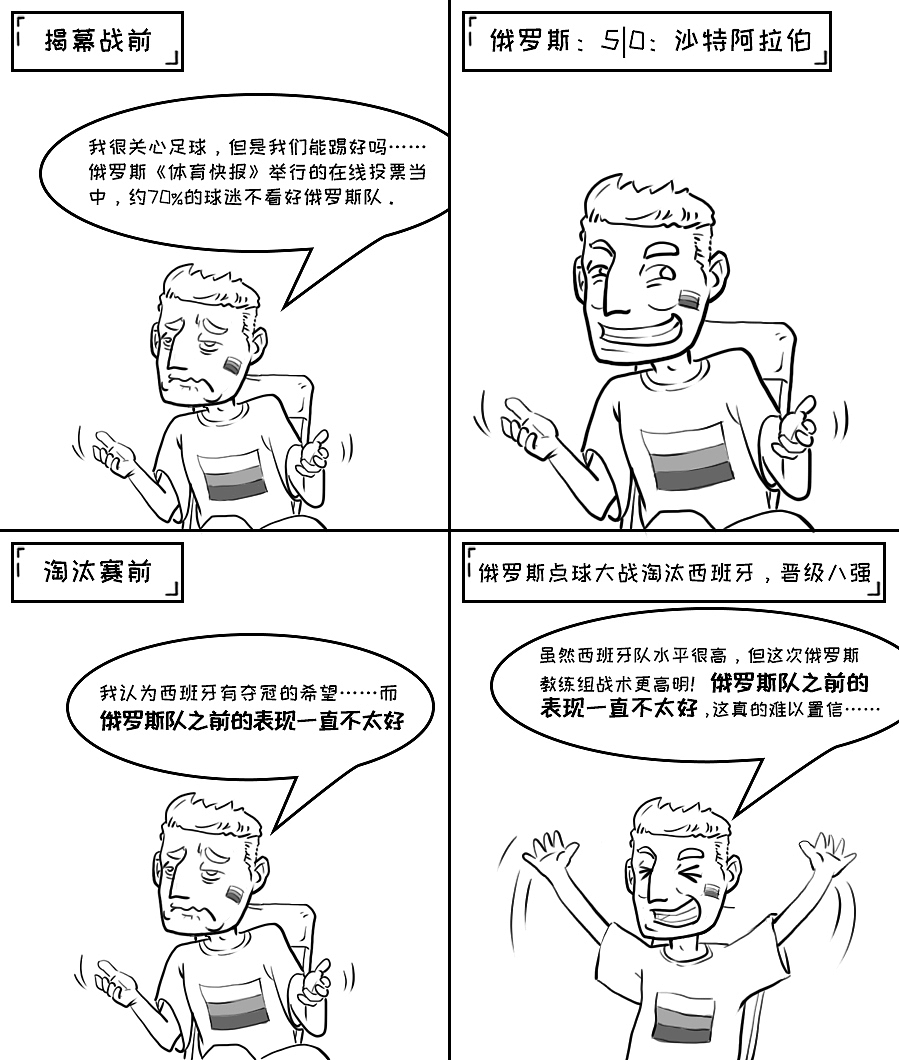 2018漫话世界杯（图ZMTI1Mzk4NTIw） - 短篇/格漫 - 站酷设计师ww3840040原创素材 - 站酷ZCOOL