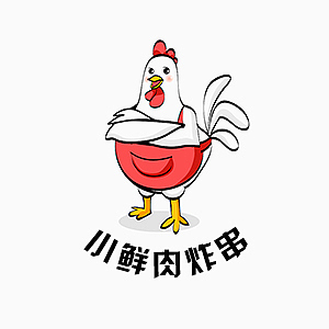 餐饮美食动物卡通形象logo品牌标志