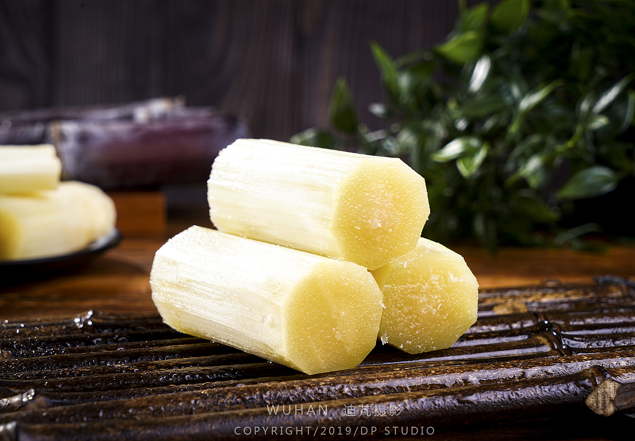 黑皮甘蔗 迪芃美食静物摄影