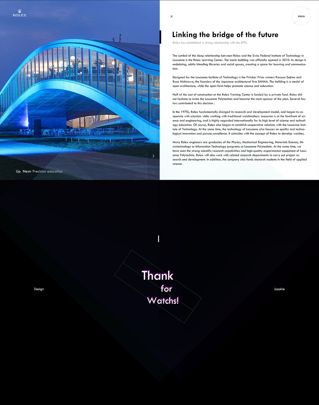 Rolex.Org 视觉专题（图ZMTY2NTYxNDQ0） - 企业官网 - 站酷设计师jcookie原创素材 - 站酷ZCOOL