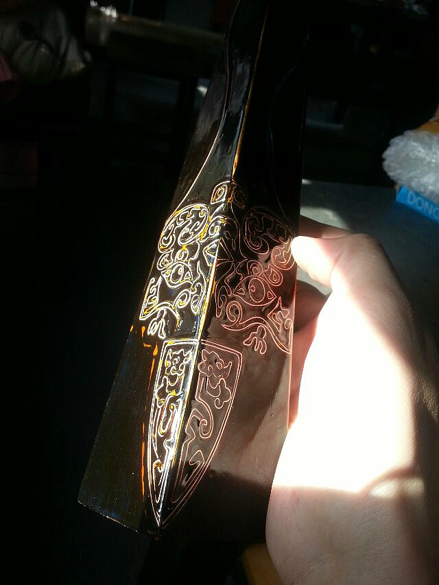 掐丝填涂花瓶细节图