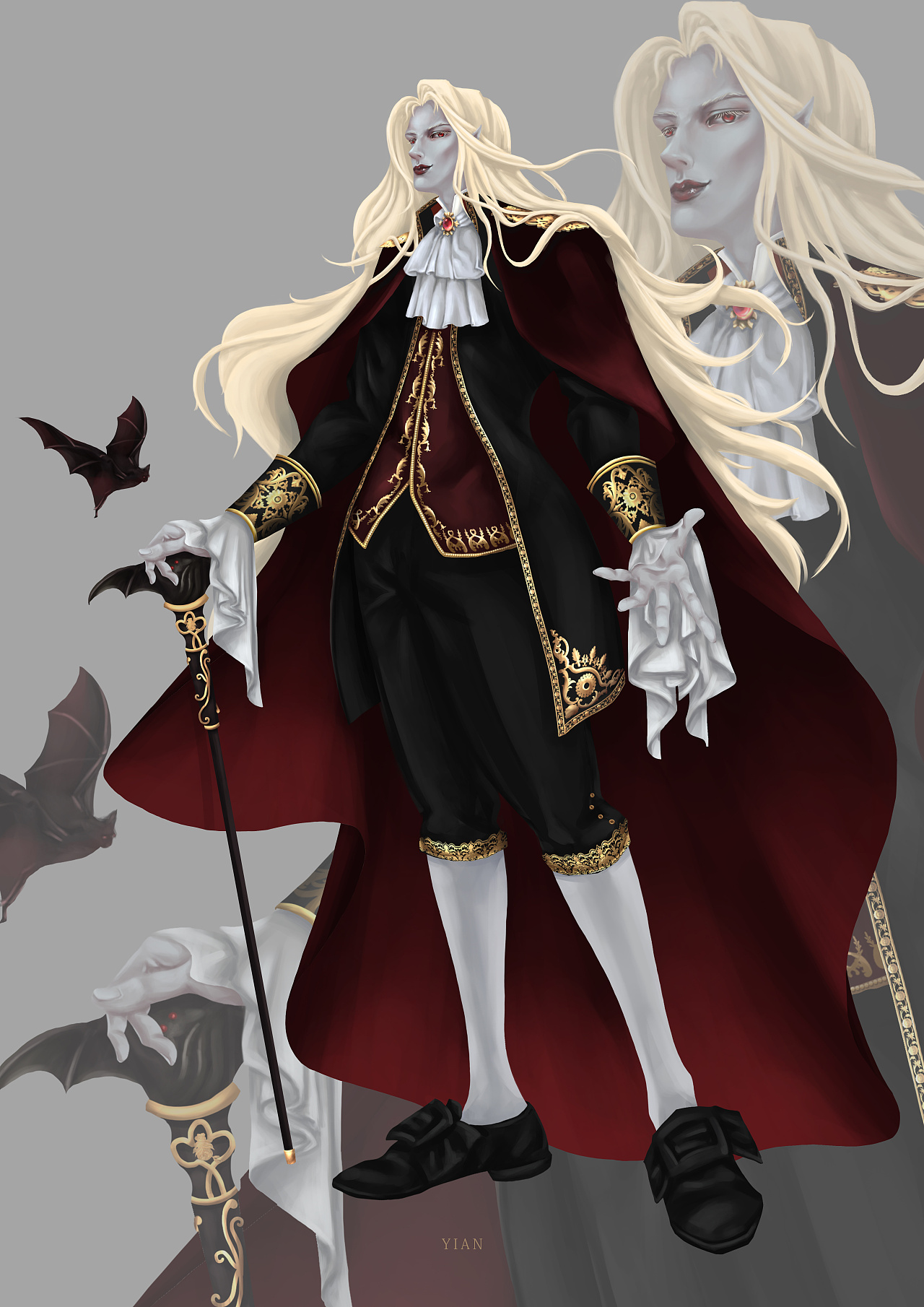 吸血伯爵|插画|商业插画|1易安yian - 原创作品 - 站酷 (zcool)