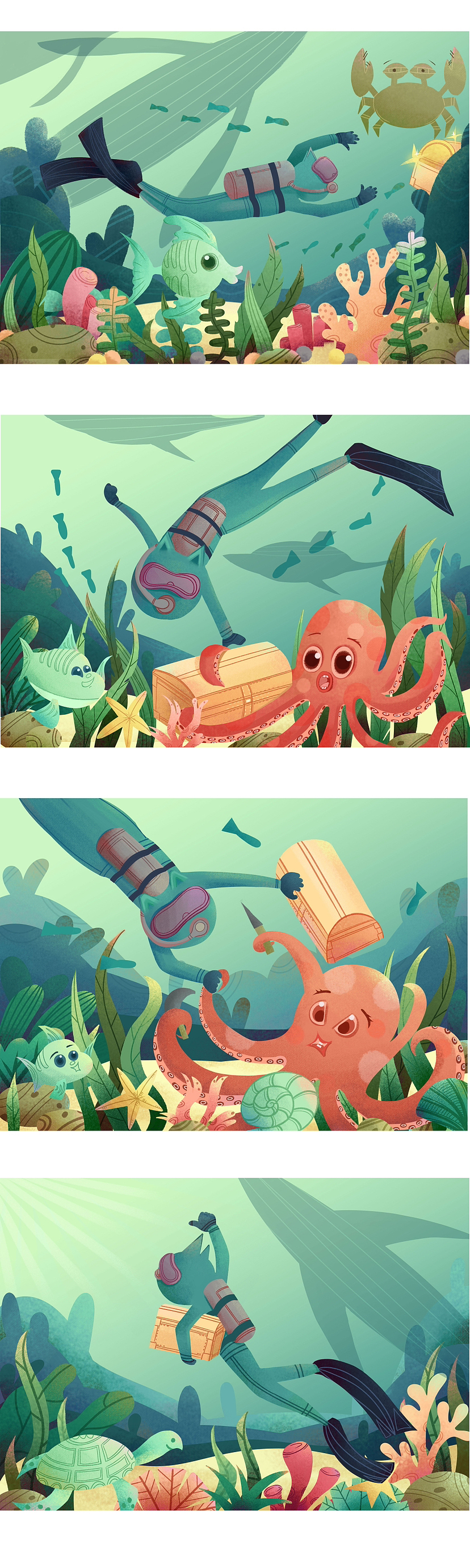 小故事一个（图ZMzIzMzk1NTIw） - 绘本 - 站酷设计师自由小画家原创素材 - 站酷ZCOOL