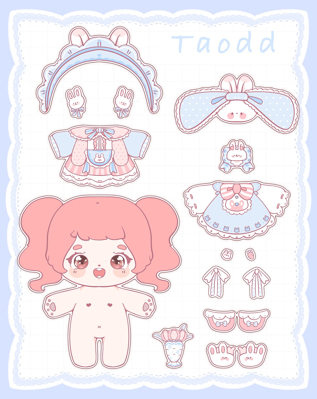 换装娃娃贴纸合集🎈