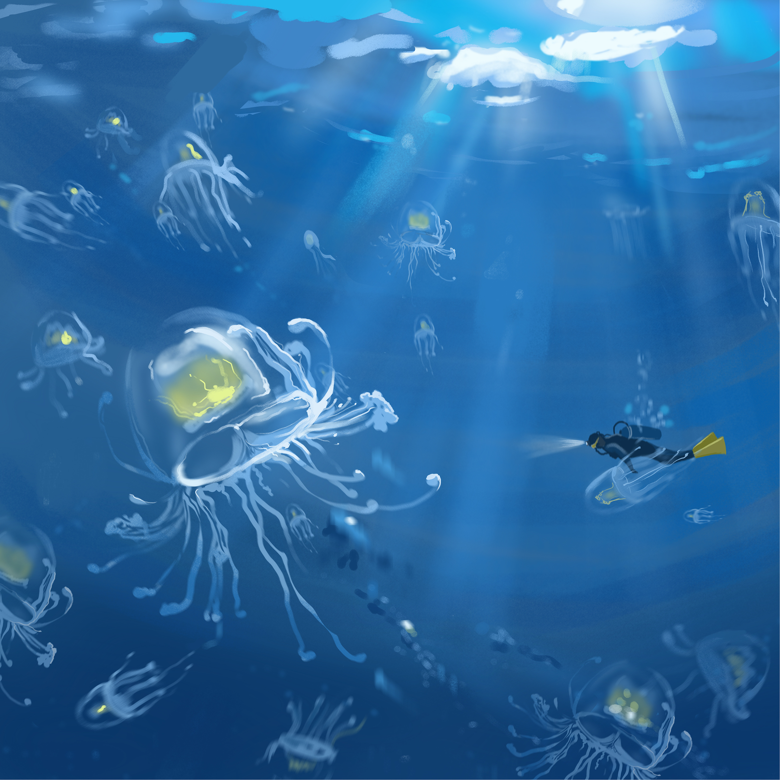 海|插画|创作习作|浪漫罪 - 原创作品 - 站酷 (zcool)