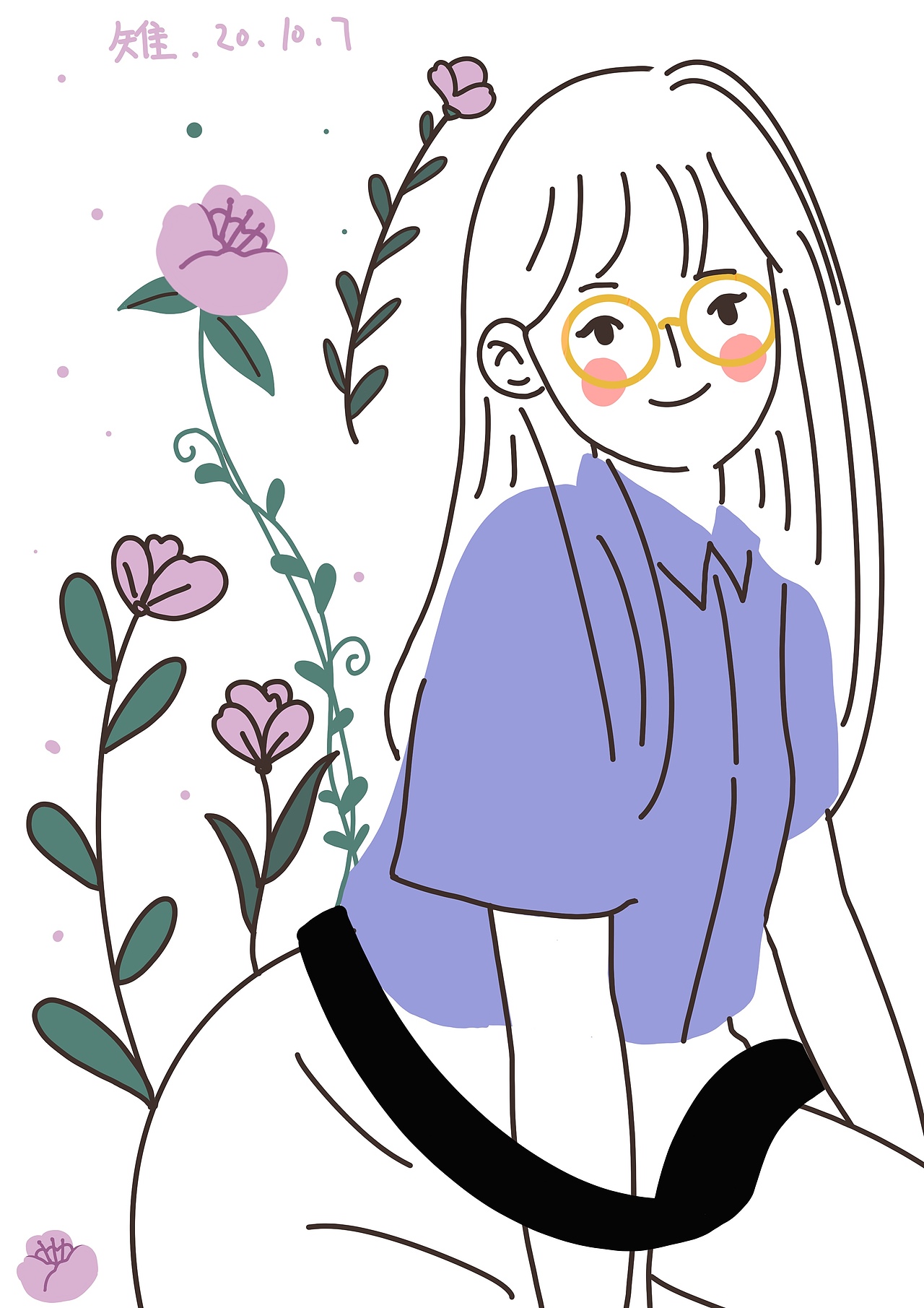 线条插画小练习（图ZMjI3MTkxNjA0） - 创作习作 - 站酷设计师雉呀雉原创素材 - 站酷ZCOOL