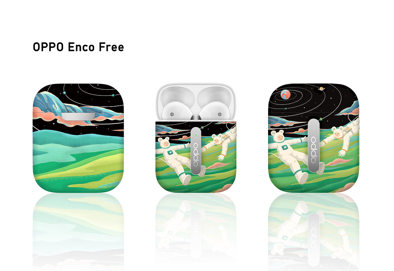 OPPO Enco Free 2020“音”你穿透灵魂（图ZMTkyODU2OTcy） - 图案 - 站酷设计师yuqi鱼旗原创素材 - 站酷ZCOOL