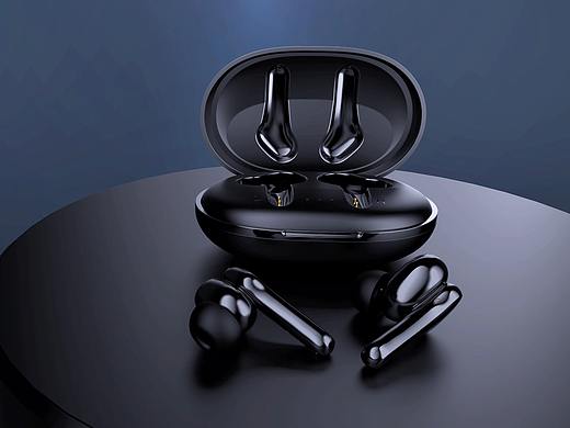 2个tws蓝牙耳机产品动画