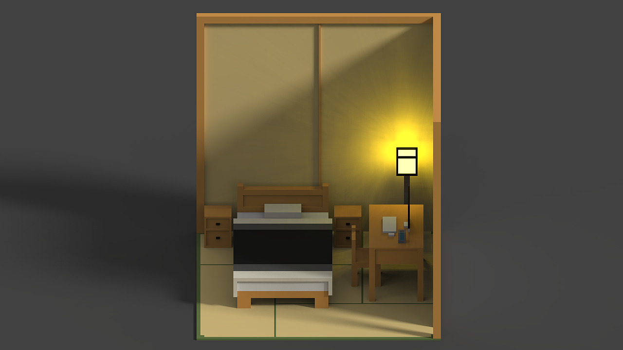 体素作品（临摹）（图ZMjQ0NTk2MjY0） - 建筑/空间 - 站酷设计师莫伊拉手刹原创素材 - 站酷ZCOOL
