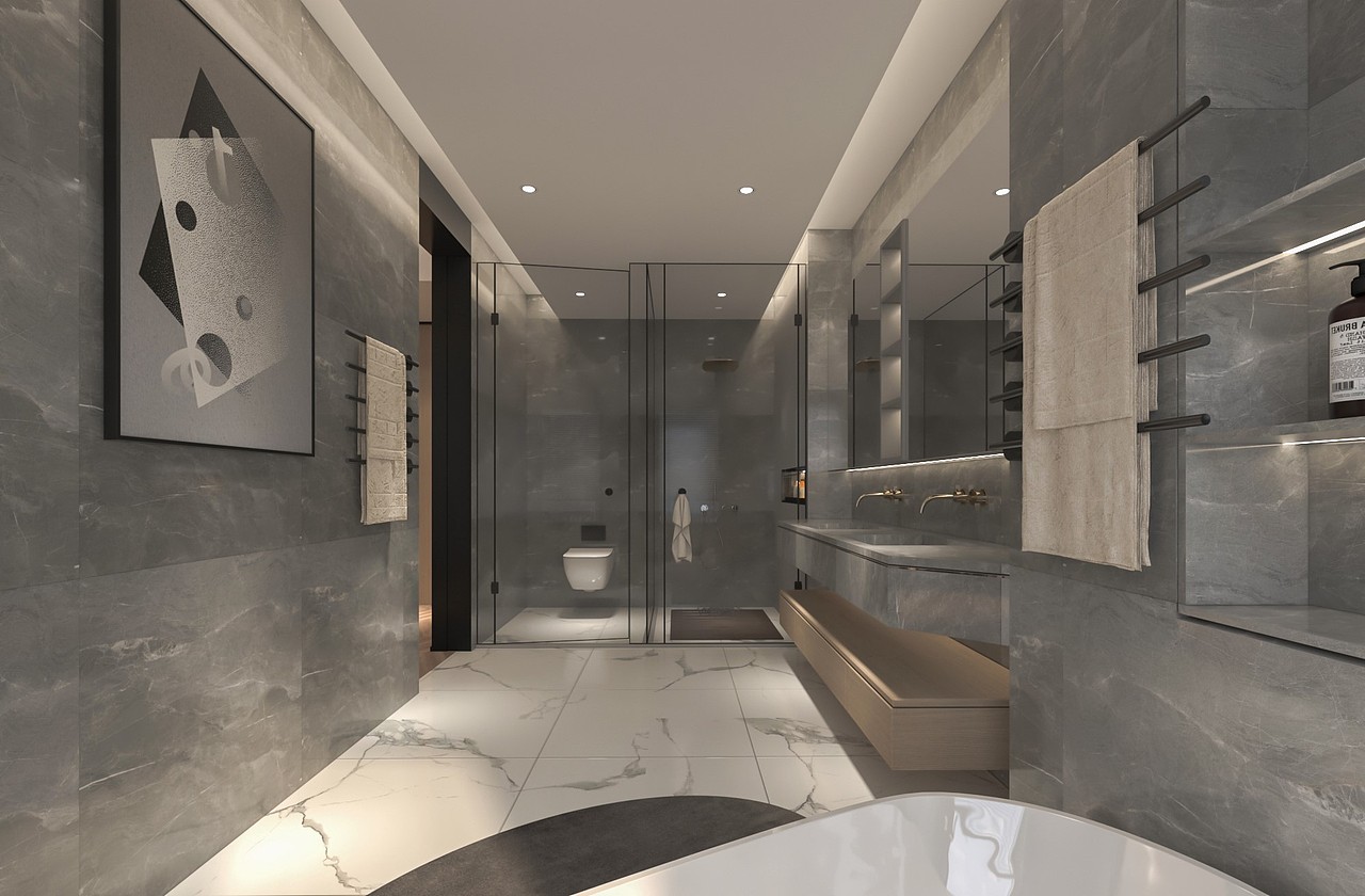 现代风格大平层（图ZMjM2NDQ3NDU2） - 家装设计 - 站酷设计师akey阿奇原创素材 - 站酷ZCOOL