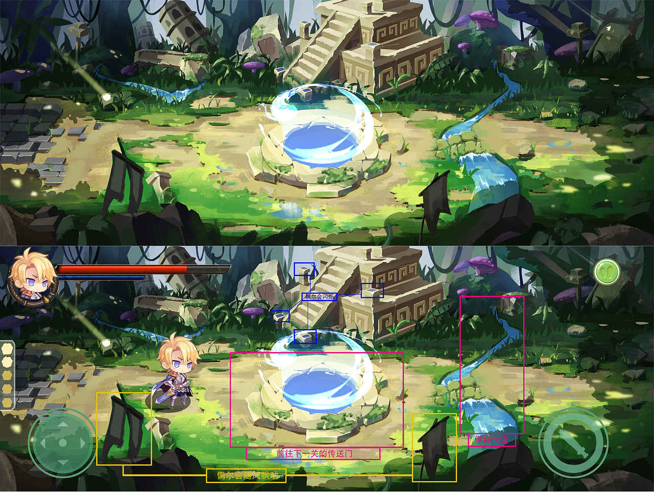 横板过关场景-遗迹|插画|游戏原画|红白巫女桑 - 原创作品 - 站酷 (zc