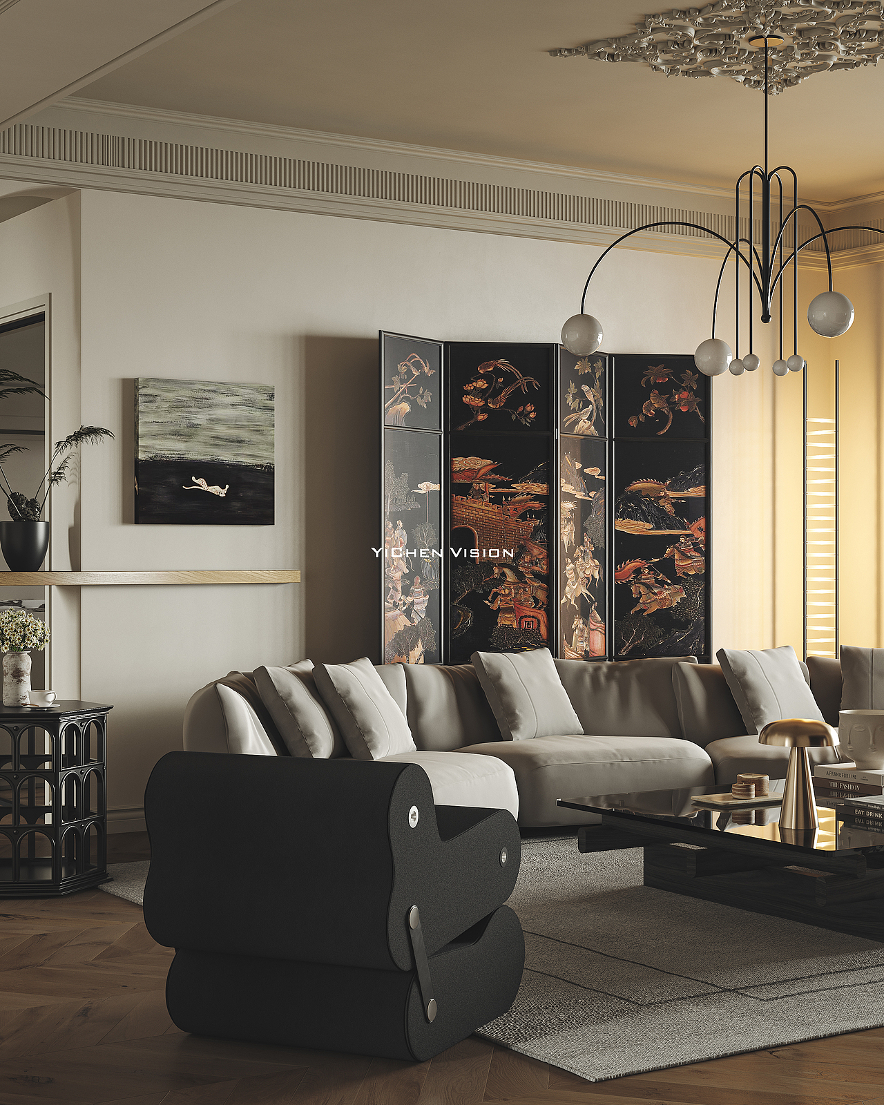 YI CHEN 丨新古典混搭风（图ZMzMyMDkxNTE2） - 家装设计 - 站酷设计师中意c原创素材 - 站酷ZCOOL