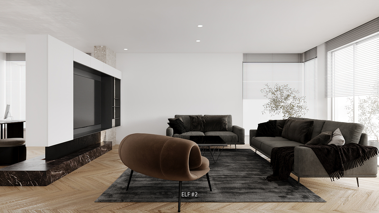 现代住宅室内设计及商业表现