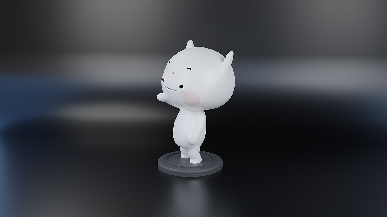 非遗吉祥物“蹦蹦”建模制作