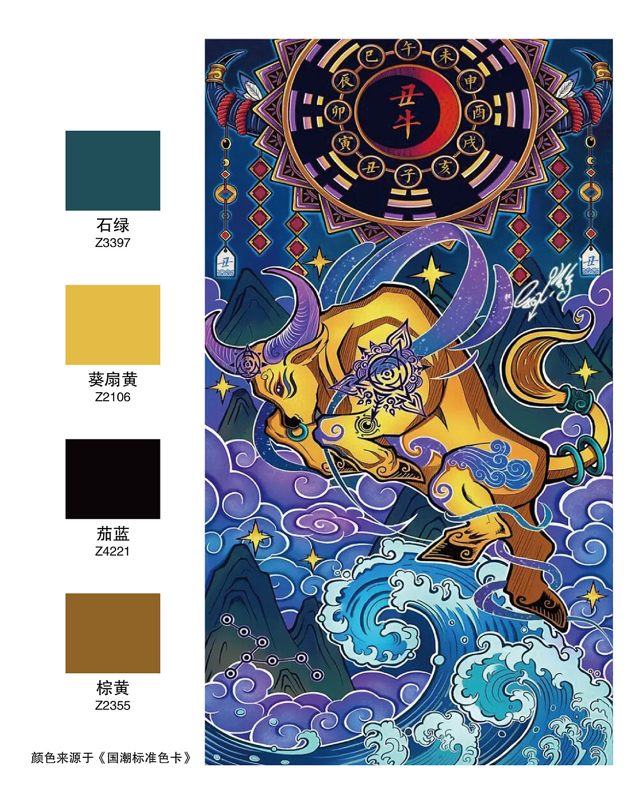 国潮十二生肖之色彩搭配分析
