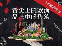 《米其林美食文化鉴赏之旅》主题H5流程分享