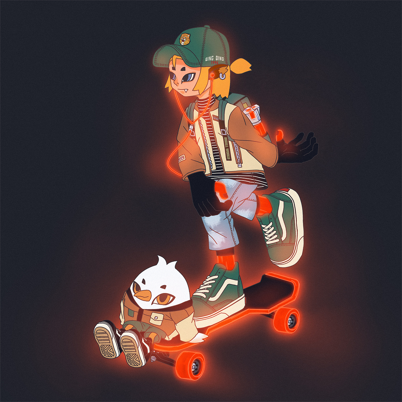 卡通潮流人设插画（图ZMjc5MjY4NzEy） - 新锐潮流插画 - 站酷设计师SHAHUHU庆庆原创素材 - 站酷ZCOOL