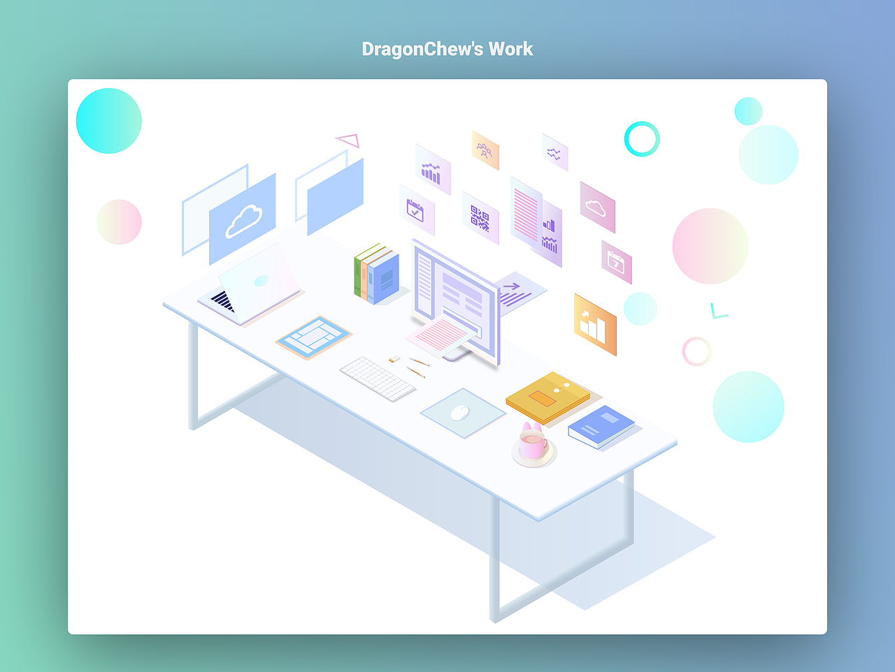 2.5D插画练习稿（图ZMTg2OTcwMDEy） - 创作习作 - 站酷设计师DragonChew原创素材 - 站酷ZCOOL