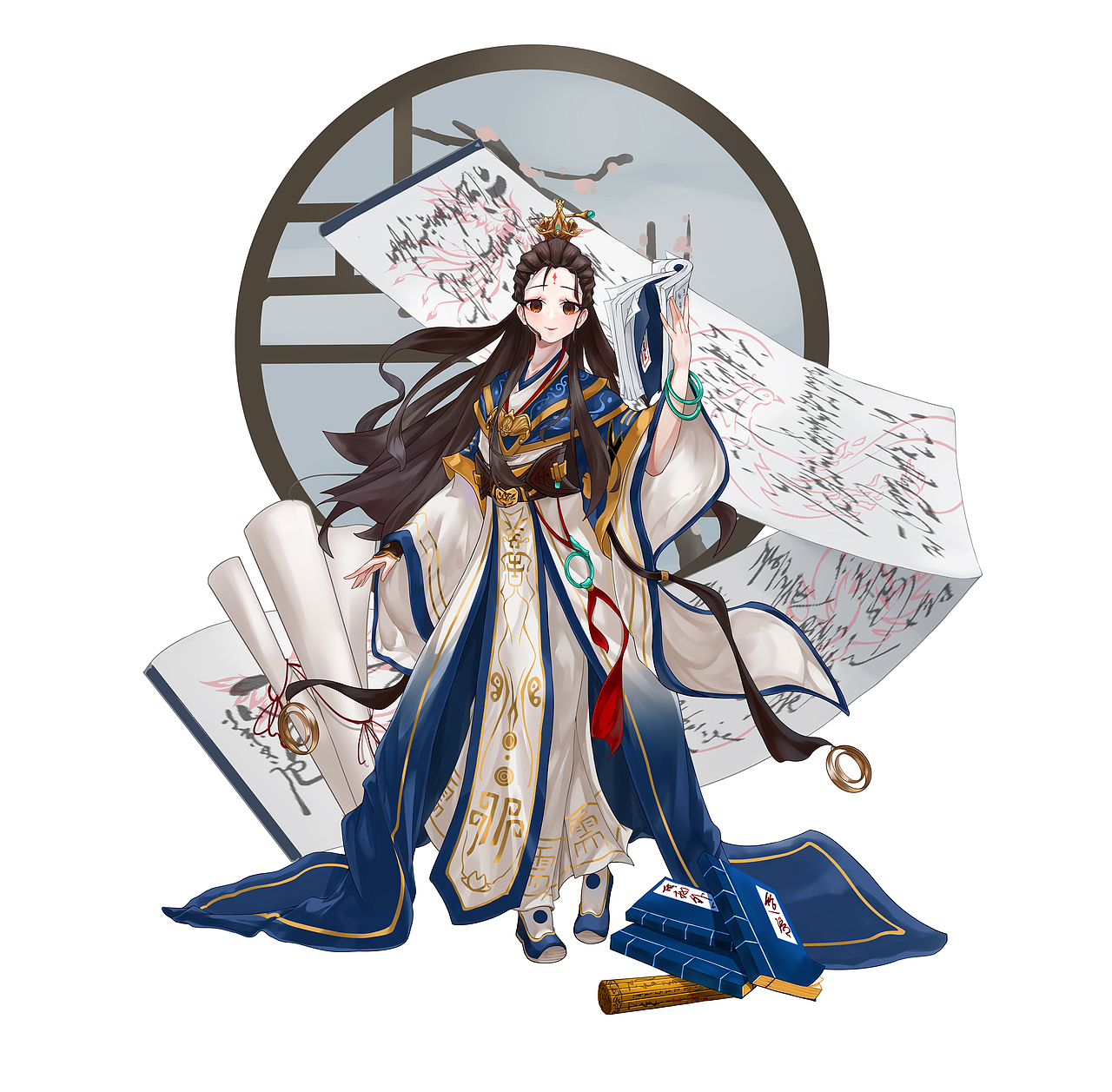 古风少女2（图ZMjY0NTEzMzk2） - 游戏原画 - 站酷设计师昊冕原创素材 - 站酷ZCOOL