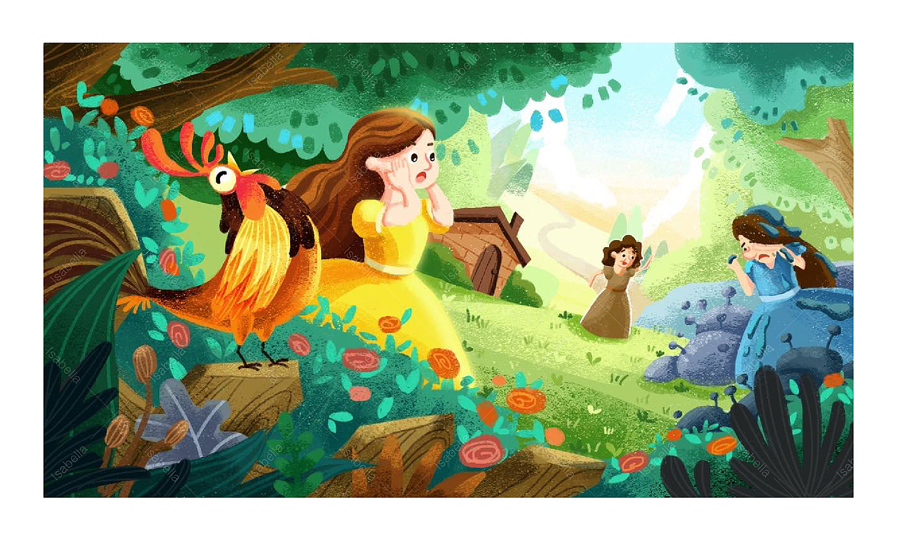 儿童童话故事绘本系列|插画|商业插画|伊莎贝贝_原创作品-站酷zcool