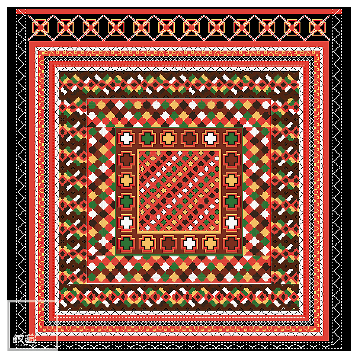 【纹藏】壮族纹样库(一)_壮家清穗-站酷zcool