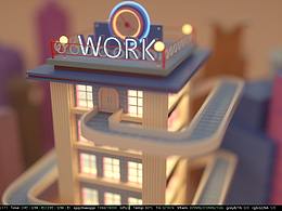 建筑建模及OC渲染器材质贴图