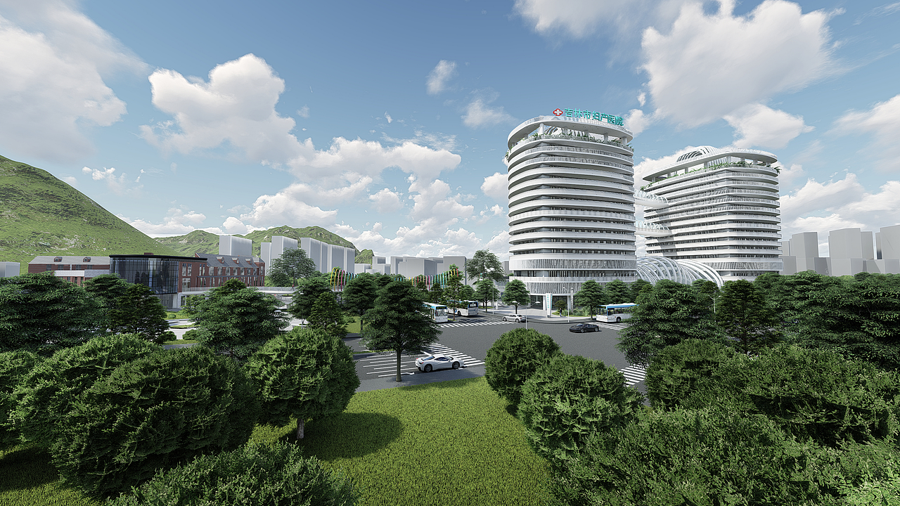 吉林市妇产医院 • 一站式妇幼生态服务综合体（图ZMTc0MDIyMDU2） - 家装设计 - 站酷设计师ianhzy原创素材 - 站酷ZCOOL