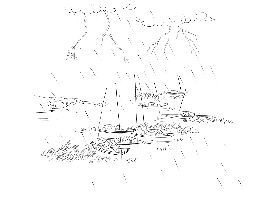 二十四节气线稿篇