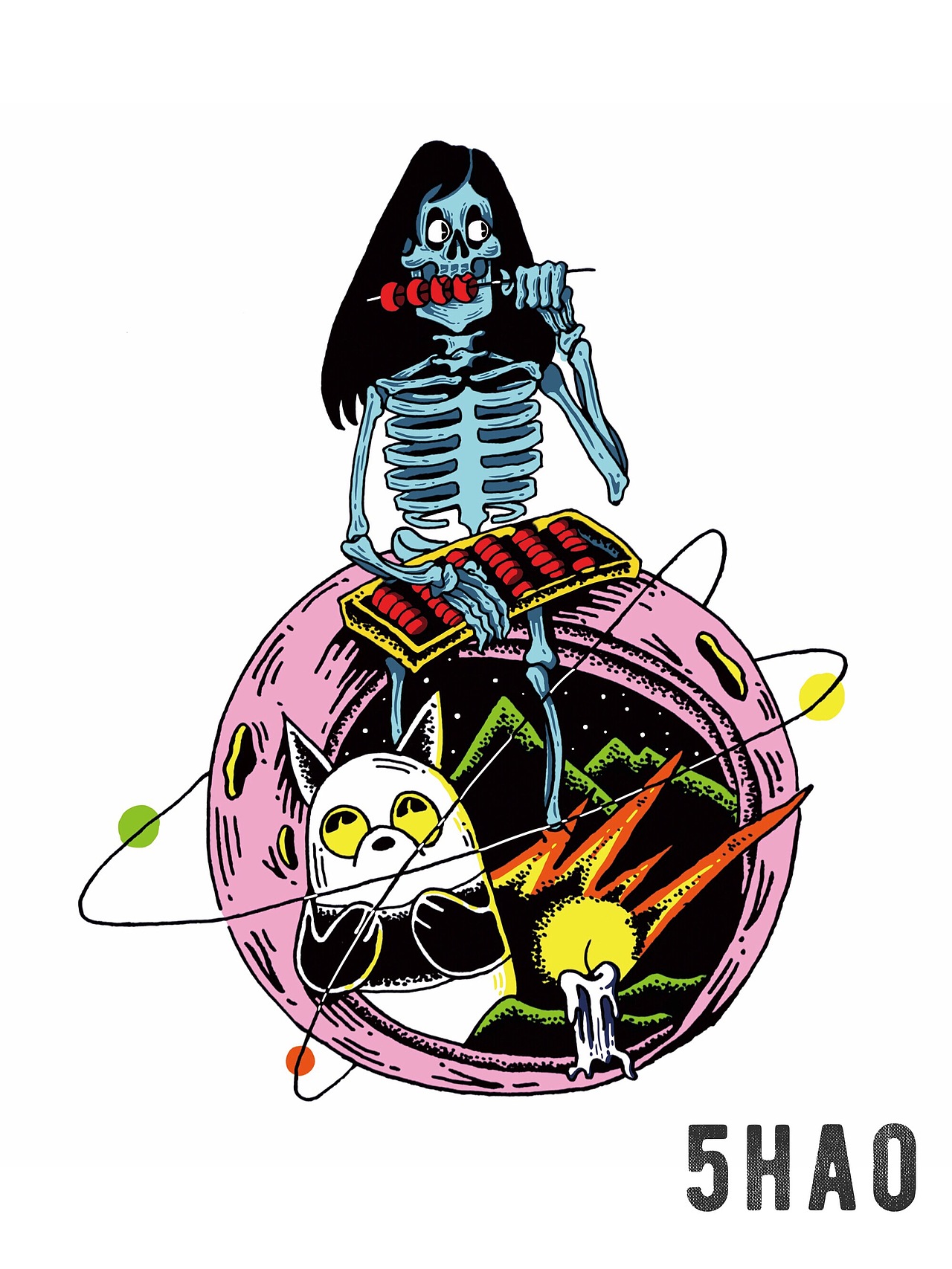 夏日迷情骷髅人