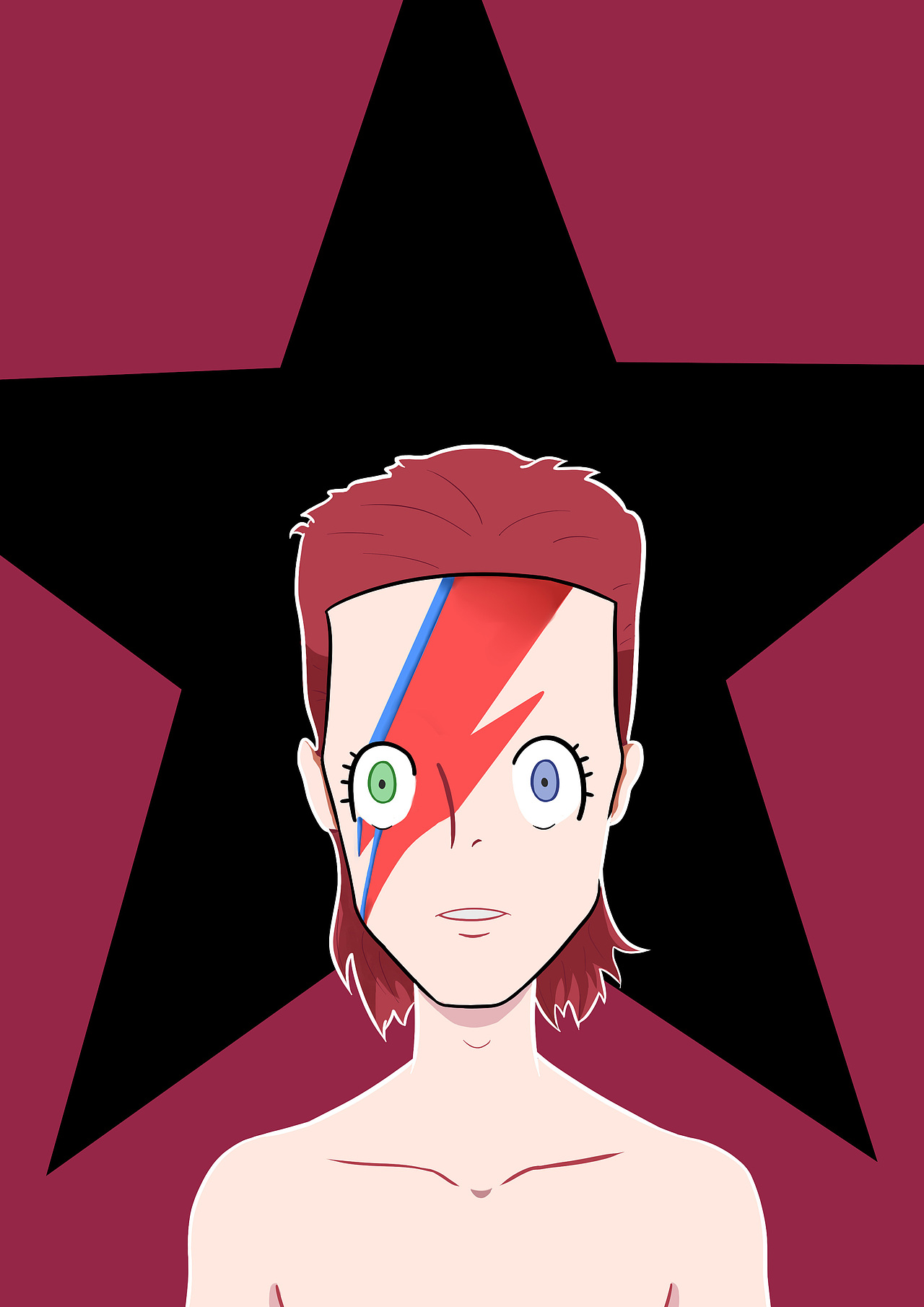 大卫鲍伊（图ZMTcyODEwNzEy） - 创作习作 - 站酷设计师MAY42原创素材 - 站酷ZCOOL