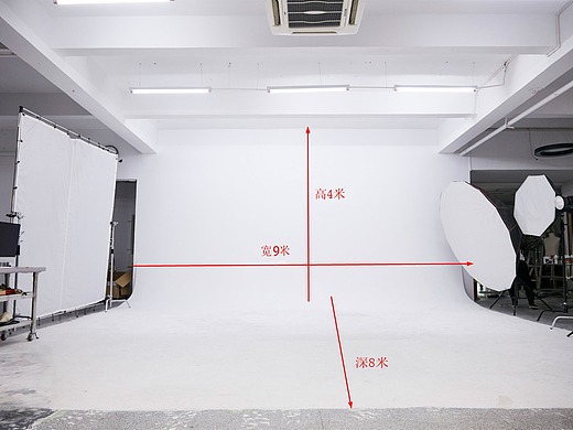 深圳摄影棚出租,大无影墙,白棚绿幕, 酒店风场景