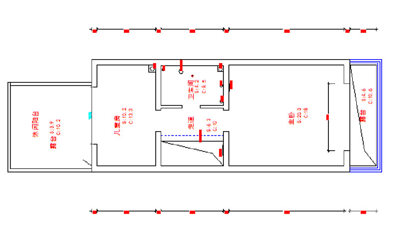 郑州龙湖沁园春180平别墅会所美式乡村风格田园般的生活住宅——2层布局方案