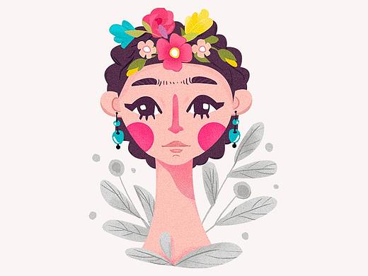 人物噪点插画