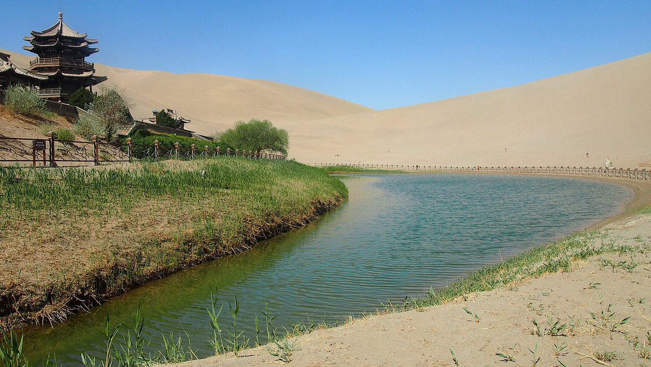 梦回·月牙泉（图ZMzk5NDgzNDA=） - 风光摄影 - 站酷设计师马强原创素材 - 站酷ZCOOL