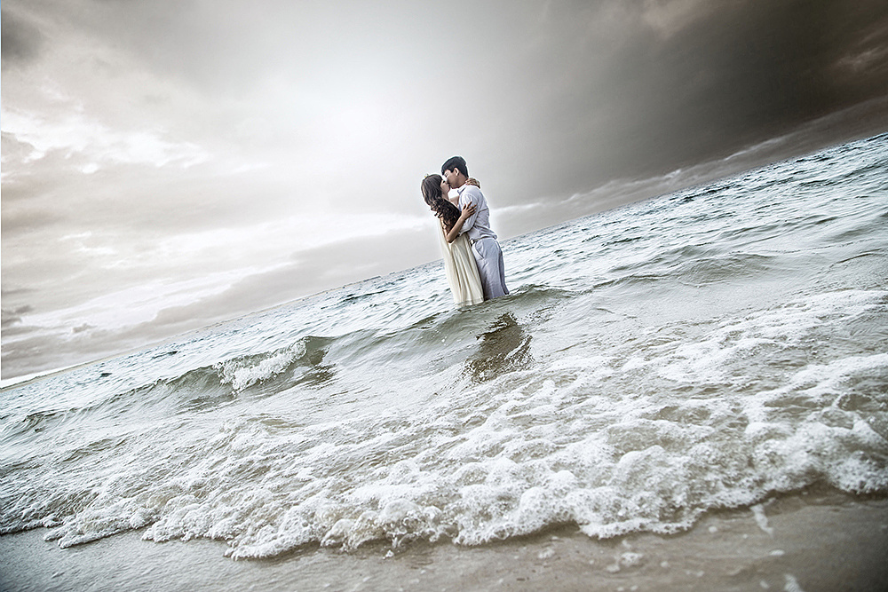 海边摄影-情侣照,阳光,沙滩,海风,love一个都不能少